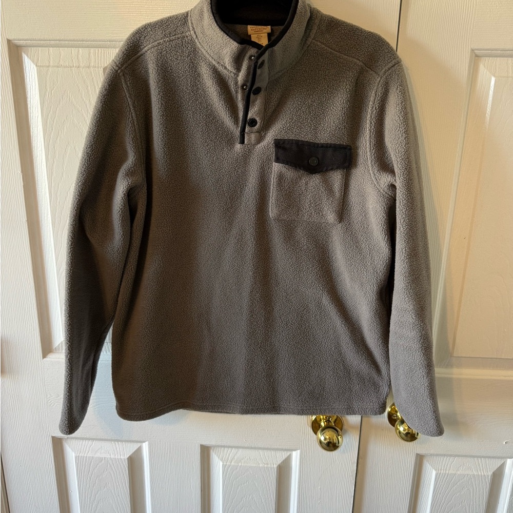 Gray Fleece Pullover